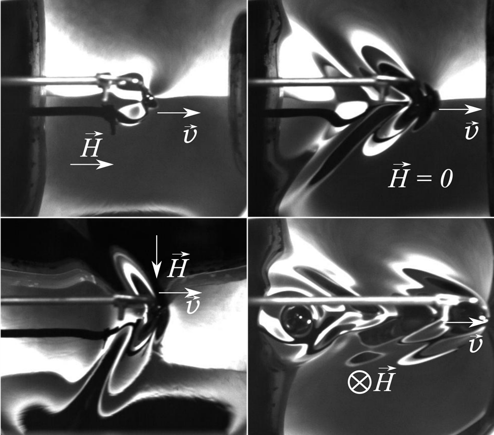 stationary waves on the surface of a magnetic fluid img2